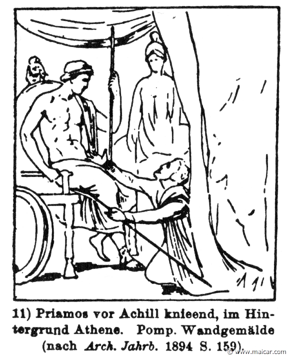 RIII.2-2963.jpg - RIII.2-2963: Achilles and Priam. Wilhelm Heinrich Roscher (Göttingen, 1845- Dresden, 1923), Ausfürliches Lexikon der griechisches und römisches Mythologie, 1884.