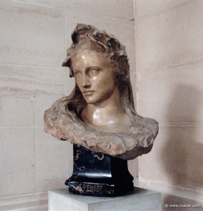 4217.jpg - 4217: Gustave Michel 1851-1924: La Pensée, 1904. Palais des Beaux-arts, Lille.