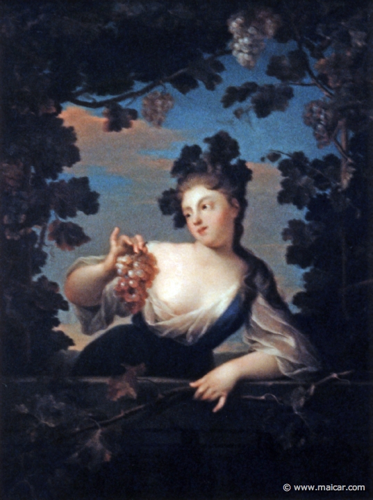 4420.jpg - 4420: Robert le Vrac, did Tournières 1668-1752: Allégorie de l’automne. Musée des beaux arts, Rouen.