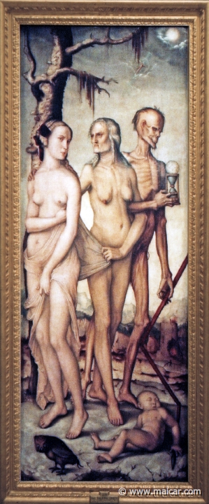 9735.jpg - 9735: Las Edades y la Muerte. Hans Baldung Grien 1484/85-1545. Hacia 1541-1544. Museo Nacional del Prado.