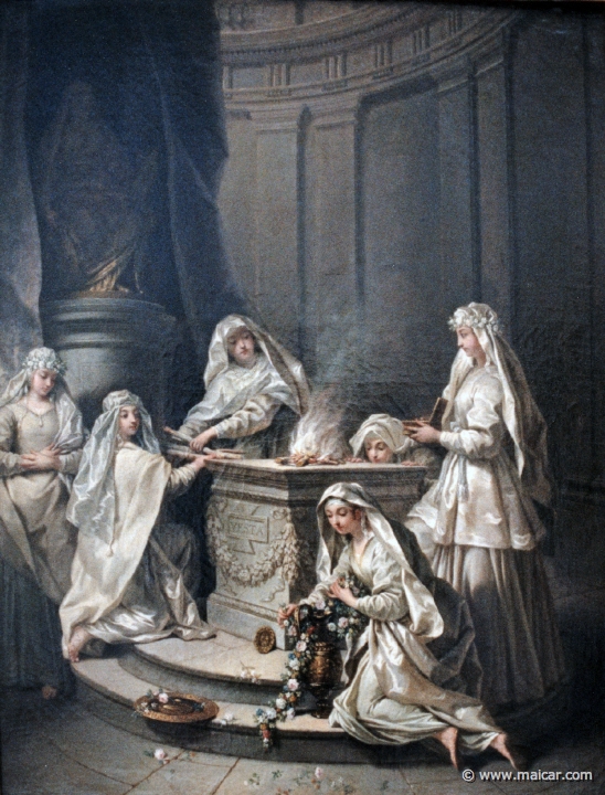 4115.jpg - 4115: Jean Raoux 1677-1734: Les vierges antiques 1727. Palais des Beaux-arts, Lille.