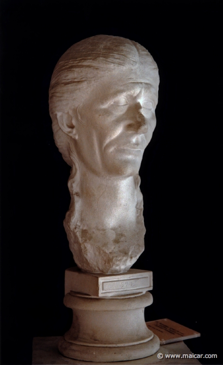 5425.jpg - 5425: Roman woman. Late Republic. Original marble in Ny Carlsberg Glyptotek, Copenhagen. Antikmuseet, Lund.