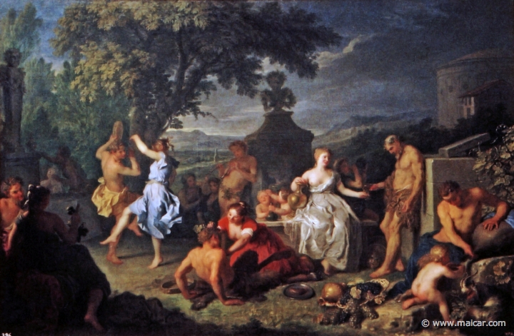 9910.jpg - 9910: Michel-Ange Houasse 1680-1730: Bacanal. Museo Nacional del Prado.