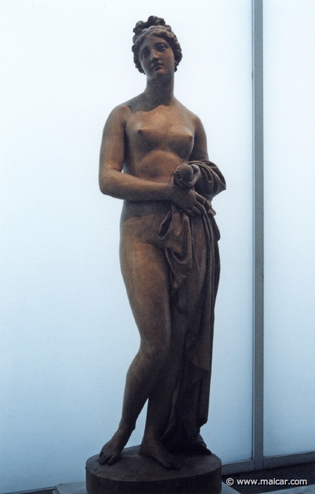 8111.jpg - 8111: John Gibson 1790-1866: Venus c. 1833. Original plaster. British Museum, London.