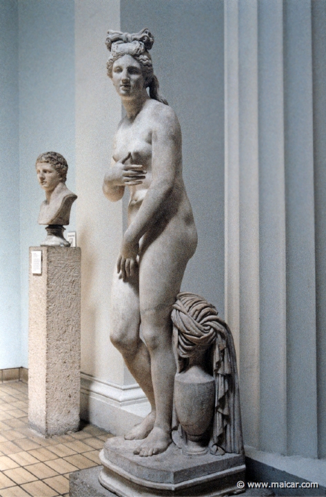 8412.jpg - 8412: Marble Venus of the Capitoline type. Roman copy c. AD 100-150. British Museum, London.