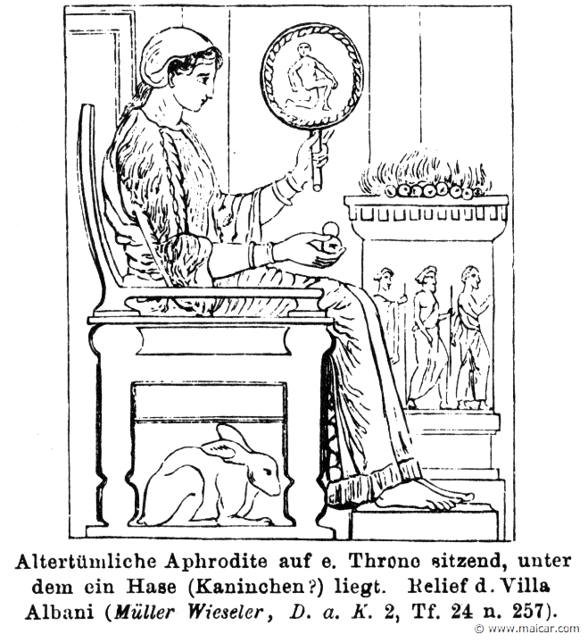 RI.1-0399.jpg - RI.1-0399: Aphrodite. Relief in Villa Albani.Wilhelm Heinrich Roscher (Göttingen, 1845- Dresden, 1923), Ausfürliches Lexikon der griechisches und römisches Mythologie, 1884.