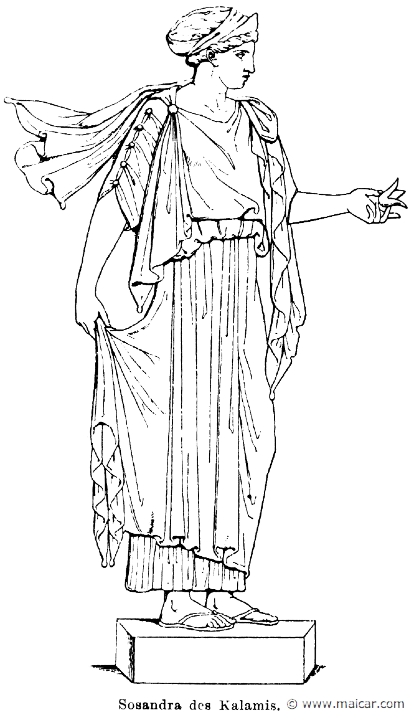 RI.1-0411.jpg - RI.1-0411: Sosandra (Aphrodite).Wilhelm Heinrich Roscher (Göttingen, 1845- Dresden, 1923), Ausfürliches Lexikon der griechisches und römisches Mythologie, 1884.