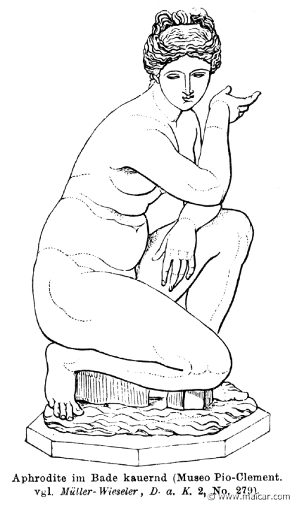 RI.1-0418.jpg - RI.1-0418: Aphrodite bathing.Wilhelm Heinrich Roscher (Göttingen, 1845- Dresden, 1923), Ausfürliches Lexikon der griechisches und römisches Mythologie, 1884.