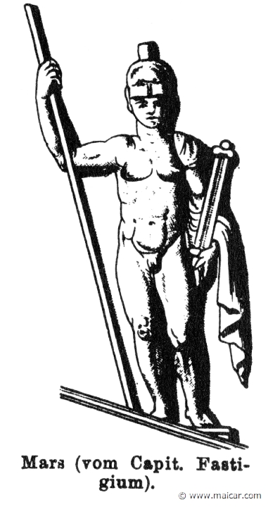 RI.1-0490.jpg - RI.1-0490: Ares.Wilhelm Heinrich Roscher (Göttingen, 1845- Dresden, 1923), Ausfürliches Lexikon der griechisches und römisches Mythologie, 1884.