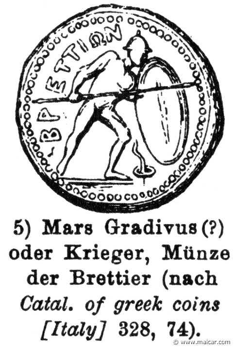 RII.2-2395b.jpg - RII.2-2395b: Mars.Wilhelm Heinrich Roscher (Göttingen, 1845- Dresden, 1923), Ausfürliches Lexikon der griechisches und römisches Mythologie, 1884.