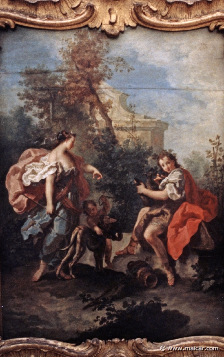 0932.jpg - 0932: Anton Kern 1710-1747: Diana und Bacchus, 1747. Germanisches Nationalmuseum, Nürnberg.