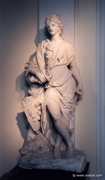 4314.jpg - 4314: Nicolas Sébastien Adam 1705-1778: Diane. Musée de Picardie, Amiens.