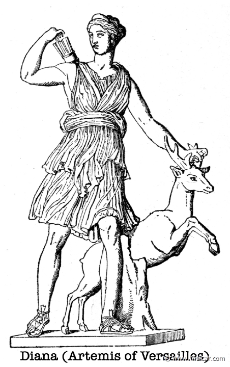 gay063.jpg - gay063: Artemis.Charles Mills Gayley, The Classic Myths in English Literature (1893).