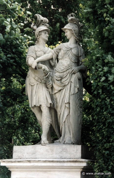 0803.jpg - 0803: Athena and Ares. Schönbrunn Schloß.