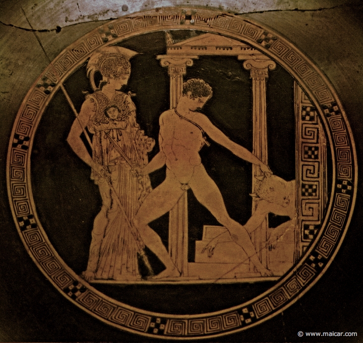 10011.jpg - 10011: Teseo. Copa. Àtica. Pintor Arison. Hacia 430 a.C. Museo Arqueológico Nacional