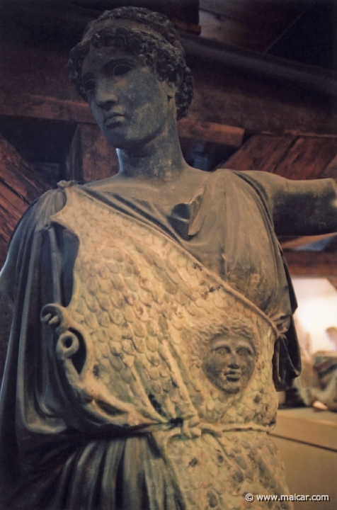 8732.jpg - 8732: Rekonstruktion af ‘Athena Lemnia’. Phidias, Graesk ca. 440 f. Kr. Dresden / Bologna. Den Kongelige Afstøbningssamling, Copenhagen.