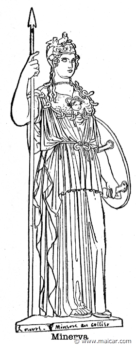 gay112.jpg - gay112: Athena.Charles Mills Gayley, The Classic Myths in English Literature (1893).