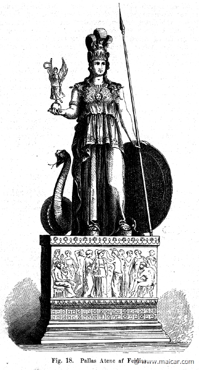 pet076.jpg - pet076: Pallas Athena.A. H. Petiscus, Olympen eller grekernes och romarnes mytologi (1872).
