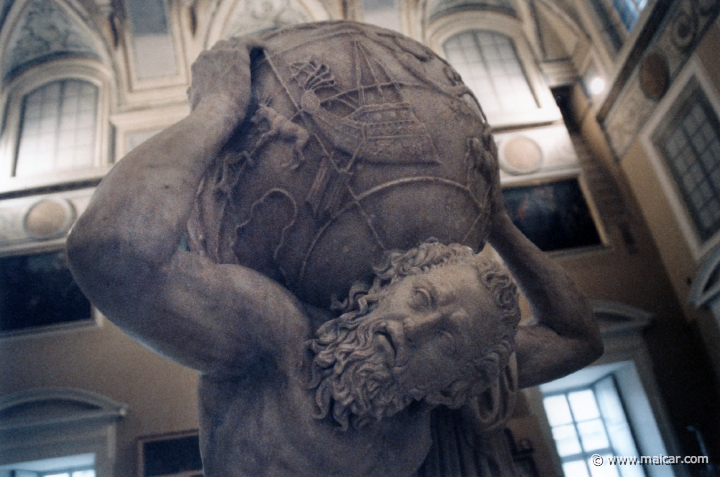 7201.jpg - 7201: Atlante sostiene la volta celeste. Collezione Farnese. National Archaeological Museum, Naples.