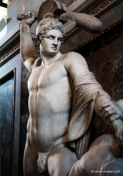 0509.jpg - 0509: Theseus besiegt den Kentauren. Statue by Antonio Canova, 1757-1822. Künsthistorische Museum, Wien.