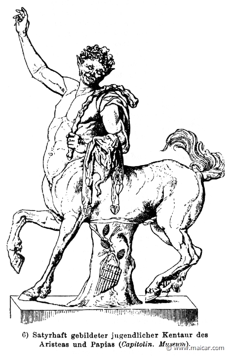 RII.1-1053.jpg - RII.1-1053: Young Centaur. Wilhelm Heinrich Roscher (Göttingen, 1845- Dresden, 1923), Ausfürliches Lexikon der griechisches und römisches Mythologie, 1884.