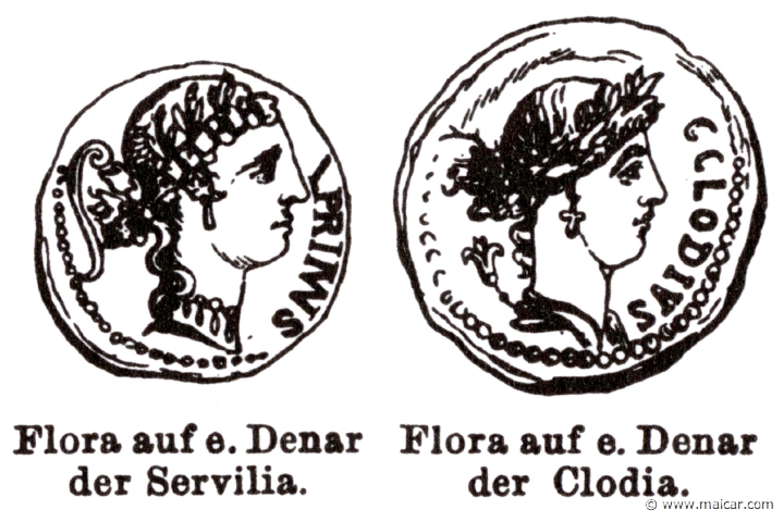 RI.2-1486.jpg - RI.2-1486: Flora. Wilhelm Heinrich Roscher (G√∂ttingen, 1845- Dresden, 1923), Ausf√ºrliches Lexikon der griechisches und r√∂misches Mythologie, 1884.