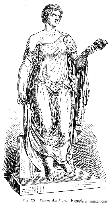 see122.jpg - see122: Flora Farnese. Naples. Otto Seemann, Grekernas och romarnes mytologi (1881).