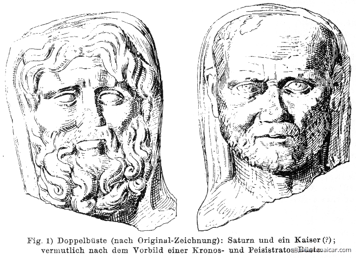 RII.1-1461.jpg - RII.1-1461: Saturn and an Emperor. Wilhelm Heinrich Roscher (Göttingen, 1845- Dresden, 1923), Ausfürliches Lexikon der griechisches und römisches Mythologie, 1884.