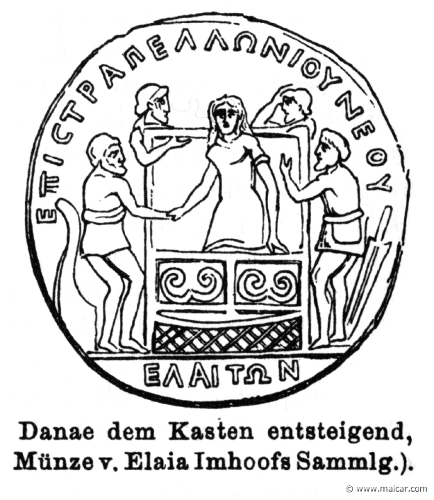 RI.1-0948.jpg - RI.1-0948: Danae, getting into the chest. Wilhelm Heinrich Roscher (Göttingen, 1845- Dresden, 1923), Ausfürliches Lexikon der griechisches und römisches Mythologie, 1884.
