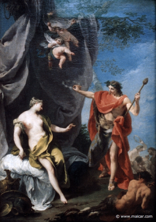 0827.jpg - 0827: Giambattista Pittoni, 1678-1767: Bacchus and Ariadne. Staatsgalerie, Stuttgart.