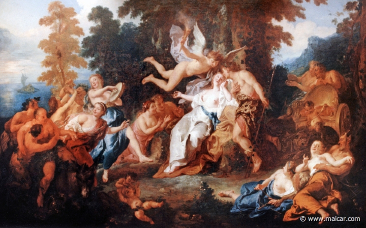 2311.jpg - 2311: Jean François de Troy 1679-1752: Bacchus und Ariadne 1717. Gemälde Galerie Kulturforum, Berlin