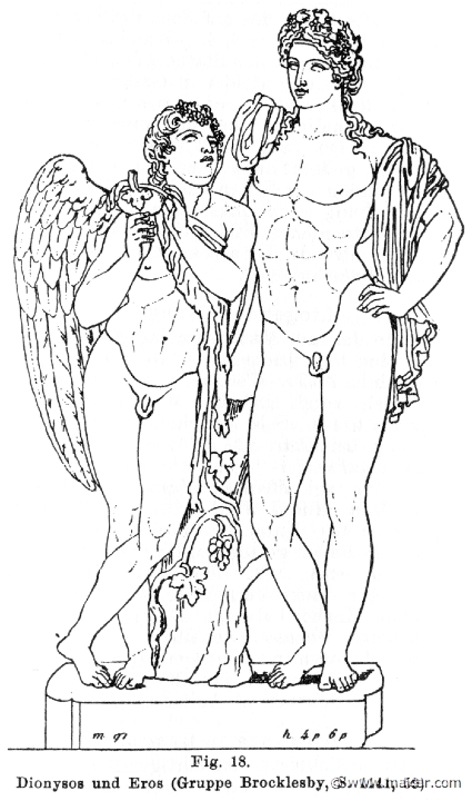 RI.1-1142.jpg - RI.1-1142: Dionysus and Eros.Wilhelm Heinrich Roscher (Göttingen, 1845- Dresden, 1923), Ausfürliches Lexikon der griechisches und römisches Mythologie, 1884.