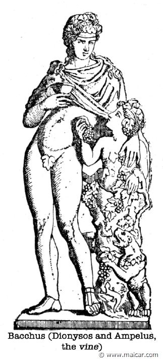 gay076.jpg - gay076: Dionysus and Ampelus.Charles Mills Gayley, The Classic Myths in English Literature (1893).