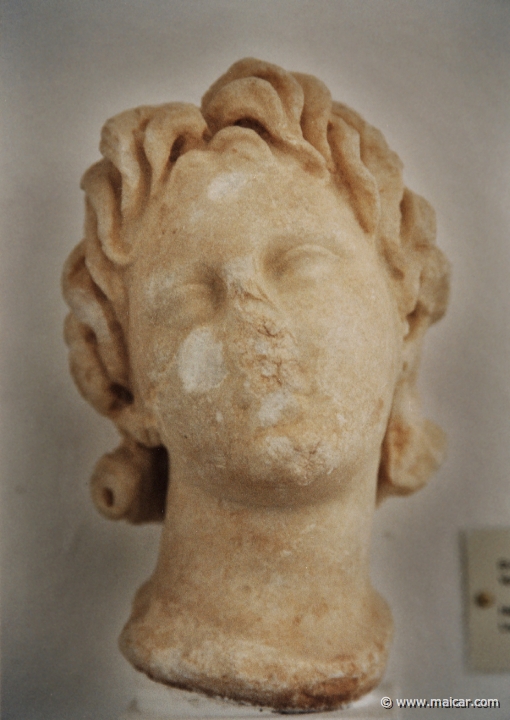 2008.jpg - 2008: Head of Eros. Late Hellenistic. Archaeological Museum, Rhodes.