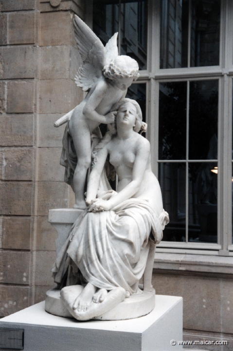 4401.jpg - 4401: Victor-Edmond Leharivel-Durocher 1816-1878: La jeune fille et l’amour. Musée des beaux arts, Rouen.