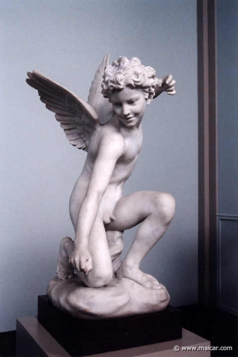 4933.jpg - 4933: Laurent Honoré Marqueste, 1875-1903: Amor, 1833. Ny Carlsberg Glyptotek, Copenhagen.