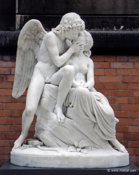 9401.jpg - 9401: Lauritz Prior 1840-79: Cupid and Psyche 1865. Marble Statens Museum for Kunst, Copenhagen.