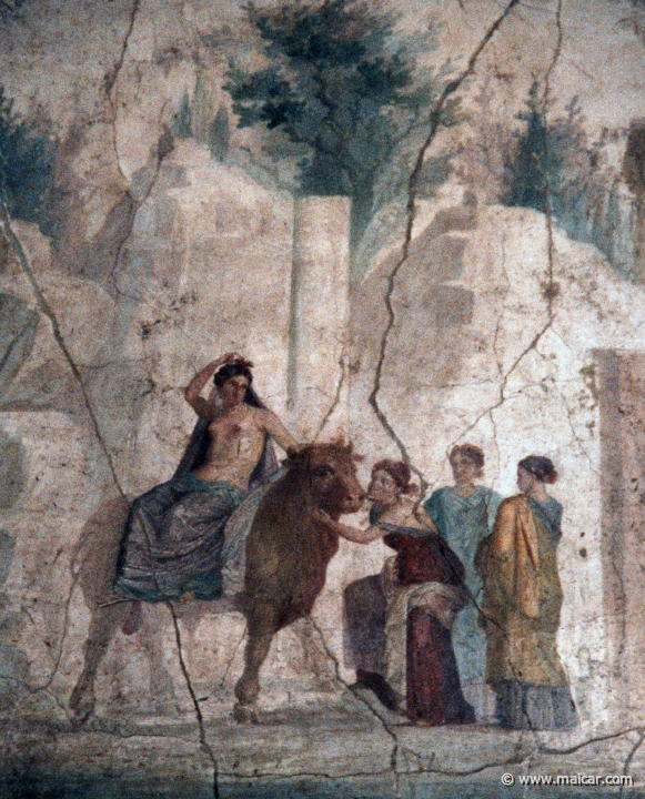 7128.jpg - 7128: Europa on the bull. Pompei, casa di Giasone o dell’Amor fatale (IX 5,18), cubicolo (g). National Archaeological Museum, Naples.
