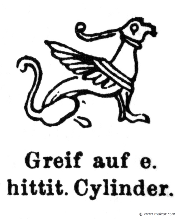 RI.2-1752.jpg - RI.2-1752: Griffin. Wilhelm Heinrich Roscher (Göttingen, 1845- Dresden, 1923), Ausfürliches Lexikon der griechisches und römisches Mythologie, 1884.