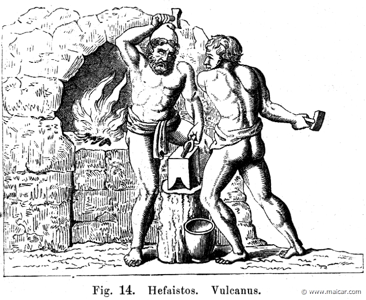 pet066.jpg - pet066: Hephaestus. A. H. Petiscus, Olympen eller grekernes och romarnes mytologi (1872).