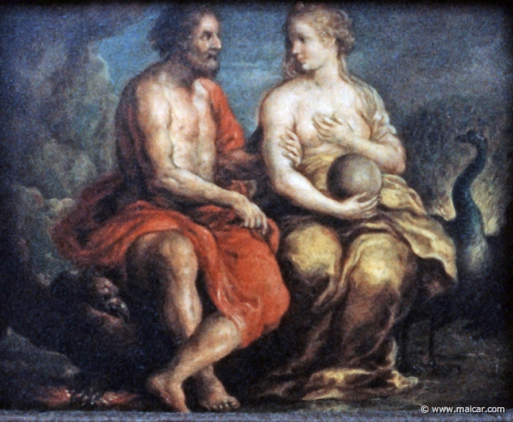 0903.jpg - 0903: Franz Wouters 1612-1659: Jupiter und Juno auf dem Berge Ida. Staatsgalerie, Stuttgart.