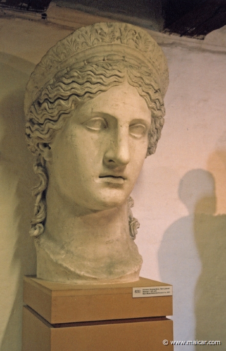 8710.jpg - 8710: Portraet af Antonia Minor. ‘Hera Ludovisi’. Romersk 1 årh. e. Kr. Rom, Museo Nazionale Romano. Den Kongelige Afstøbningssamling, Copenhagen.