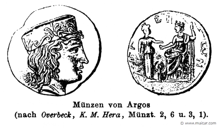 RI.2-2112.jpg - RI.2-2112: Hera.  Coin from Argos.Wilhelm Heinrich Roscher (Göttingen, 1845- Dresden, 1923), Ausfürliches Lexikon der griechisches und römisches Mythologie, 1884.