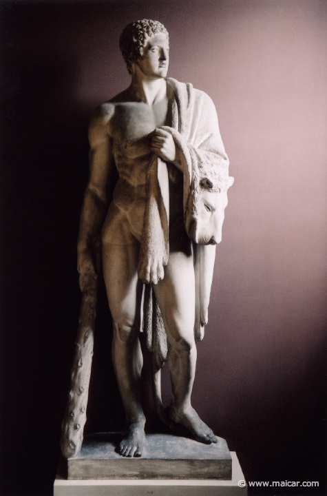 9213.jpg - 9213: Bertel Thorvaldsen 1770-1844: Hercules, 1843. The Thorvaldsen Museum, Copenhagen.
