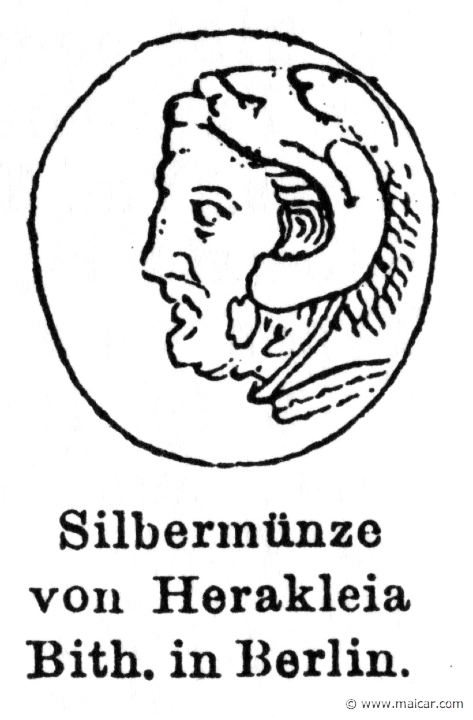 RI.2-2162.jpg - RI.2-2162: Heracles. Silver coin.Wilhelm Heinrich Roscher (Göttingen, 1845- Dresden, 1923), Ausfürliches Lexikon der griechisches und römisches Mythologie, 1884.