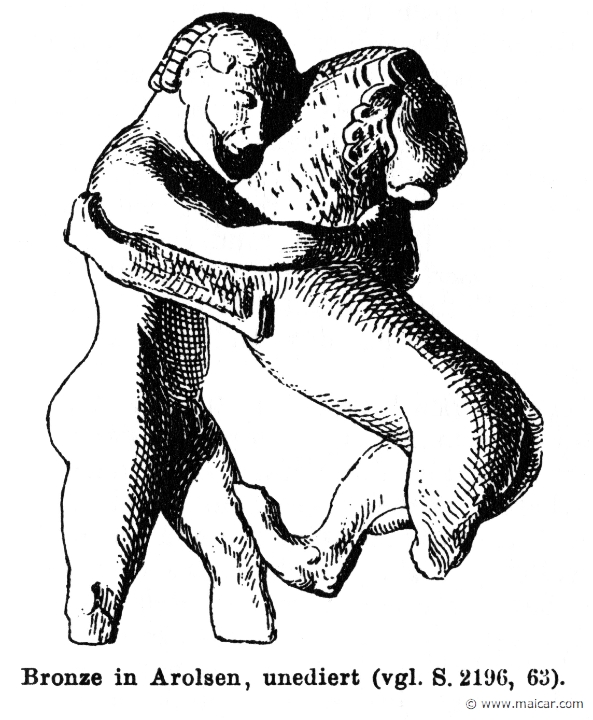 RI.2-2197.jpg - RI.2-2197: Heracles and the Nemean lion.Wilhelm Heinrich Roscher (Göttingen, 1845- Dresden, 1923), Ausfürliches Lexikon der griechisches und römisches Mythologie, 1884.