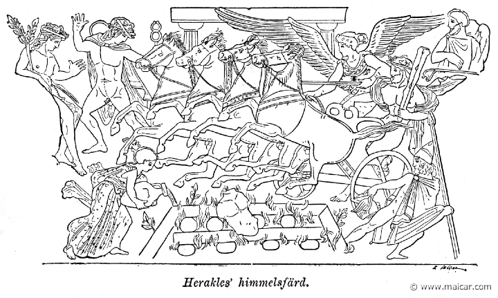 and223.jpg - and223: The Apotheosis of Heracles. Hedda Anderson, Från Nordens, Greklands och Roms Sagotid (1905).