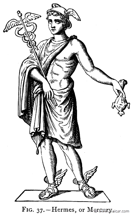 mur037.jpg - mur037: Hermes.Alexander S. Murray, Manual of Mythology (1898).
