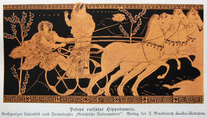 pflugk229.jpg - pflugk229: Pelops entführt Hippodameia. Rotfiguriges Vasenbild. J.v.Pflugk-Harttung, Weltgeshichte, Band 1: Altertum (Verlag von Ullstein & Co, Berlin, 1910).