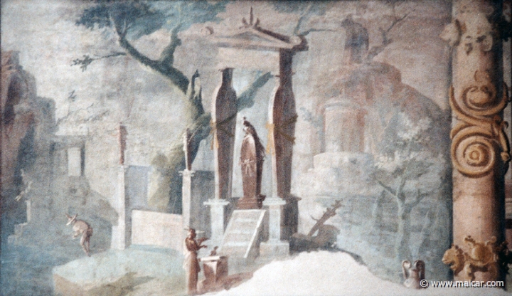 7212.jpg - 7212: Landscape. Temple of Isis, Pompeii. National Archaeological Museum, Naples.